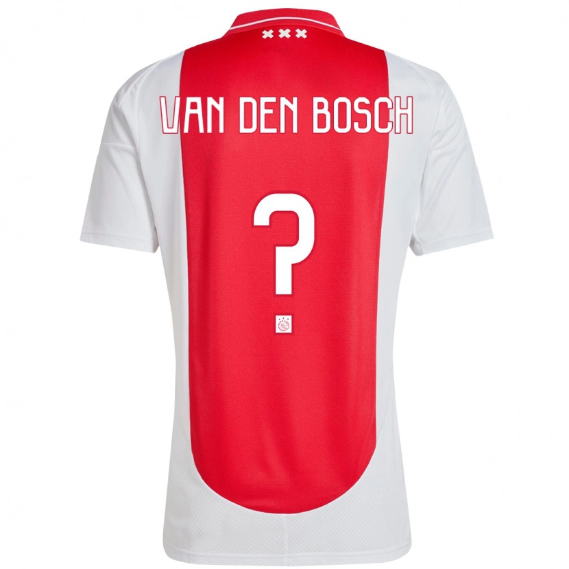 Danxen Kinder Frederico Van Den Bosch #0 Rot Weiß Heimtrikot Trikot 2024/25 T-Shirt Schweiz