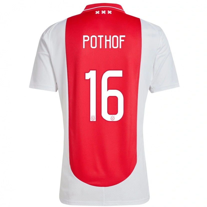 Danxen Kinder Isa Pothof #16 Rot Weiß Heimtrikot Trikot 2024/25 T-Shirt Schweiz