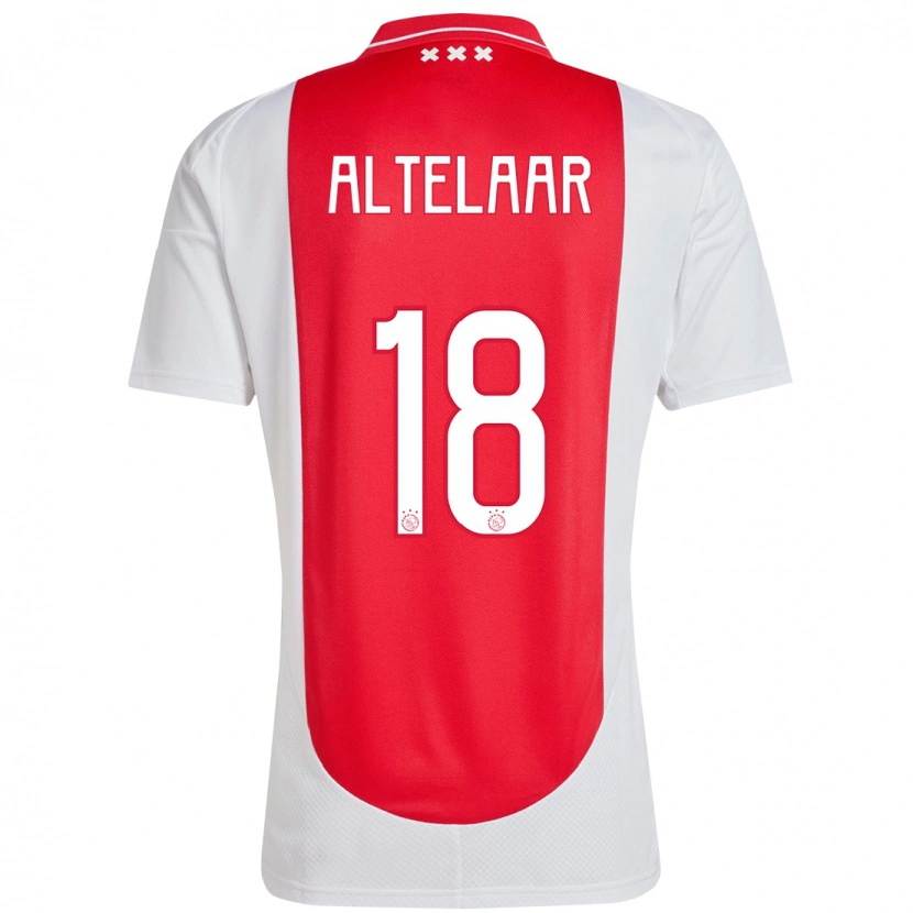 Danxen Kinder Jamie Altelaar #18 Rot Weiß Heimtrikot Trikot 2024/25 T-Shirt Schweiz