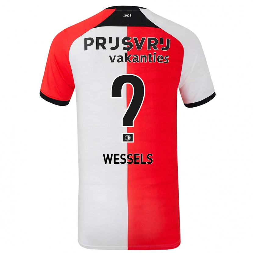 Danxen Kinder Tijme Wessels #0 Rot Weiß Heimtrikot Trikot 2024/25 T-Shirt Schweiz