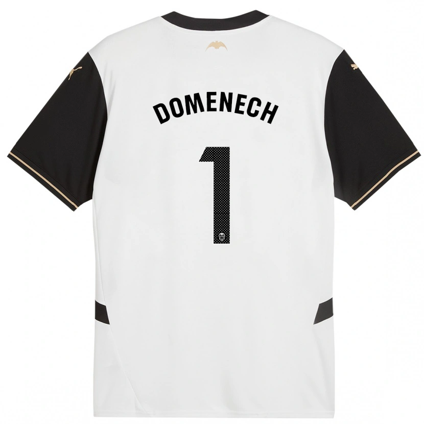 Danxen Kinder Jaume Doménech #1 Weiß Schwarz Heimtrikot Trikot 2024/25 T-Shirt Schweiz