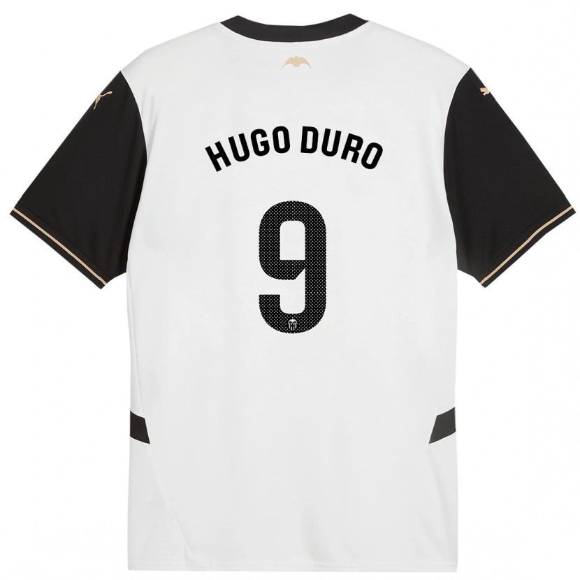 Danxen Kinder Hugo Duro #9 Weiß Schwarz Heimtrikot Trikot 2024/25 T-Shirt Schweiz