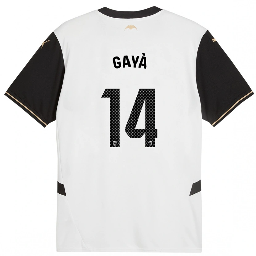 Danxen Kinder José Gayà #14 Weiß Schwarz Heimtrikot Trikot 2024/25 T-Shirt Schweiz