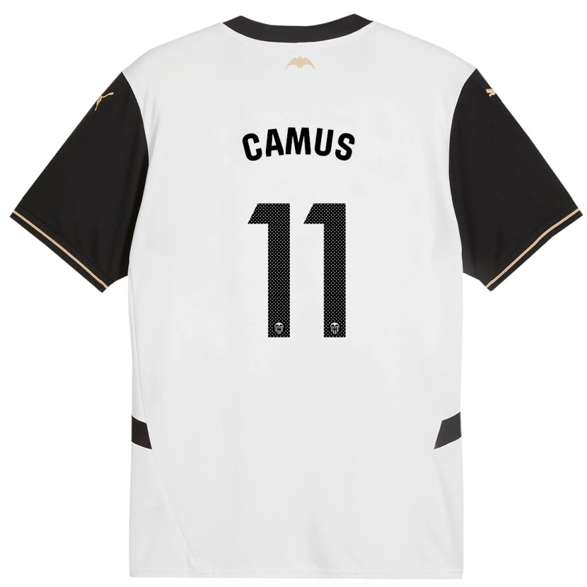 Danxen Kinder Marco Camus #11 Weiß Schwarz Heimtrikot Trikot 2024/25 T-Shirt Schweiz