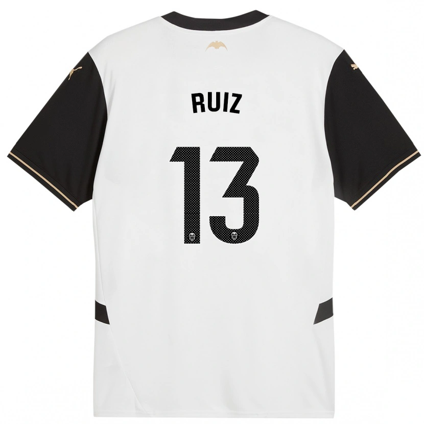 Danxen Kinder Nil Ruiz #13 Weiß Schwarz Heimtrikot Trikot 2024/25 T-Shirt Schweiz