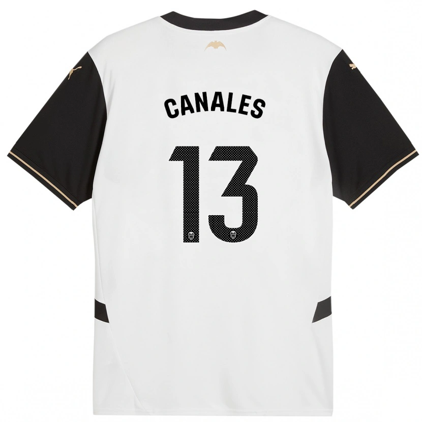 Danxen Kinder Antonia Canales #13 Weiß Schwarz Heimtrikot Trikot 2024/25 T-Shirt Schweiz