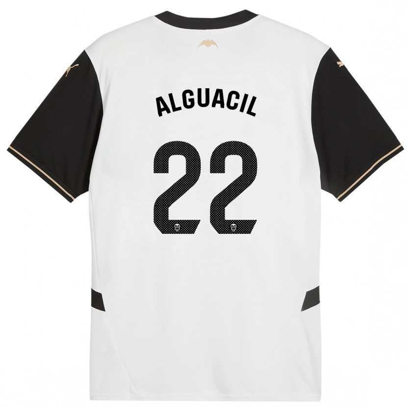 Danxen Kinder Ainhoa Alguacil #22 Weiß Schwarz Heimtrikot Trikot 2024/25 T-Shirt Schweiz