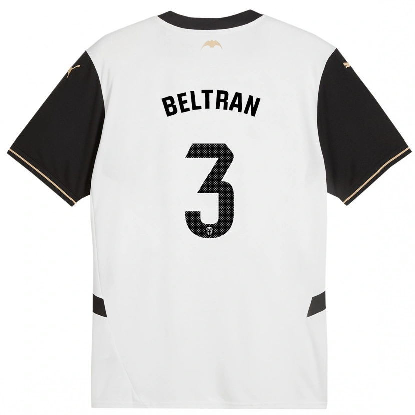 Danxen Kinder Bea Beltran #3 Weiß Schwarz Heimtrikot Trikot 2024/25 T-Shirt Schweiz