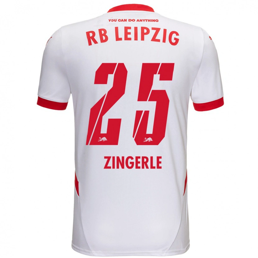 Danxen Kinder Leopold Zingerle #25 Weiß Rot Heimtrikot Trikot 2024/25 T-Shirt Schweiz