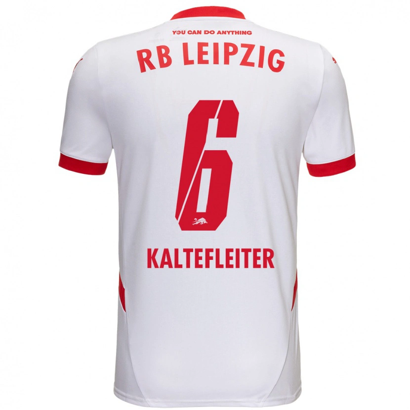 Danxen Kinder Benno Kaltefleiter #6 Weiß Rot Heimtrikot Trikot 2024/25 T-Shirt Schweiz