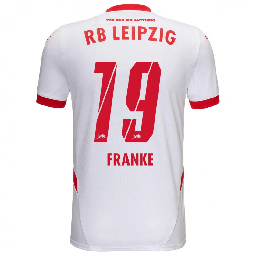 Danxen Kinder Lenny Franke #19 Weiß Rot Heimtrikot Trikot 2024/25 T-Shirt Schweiz