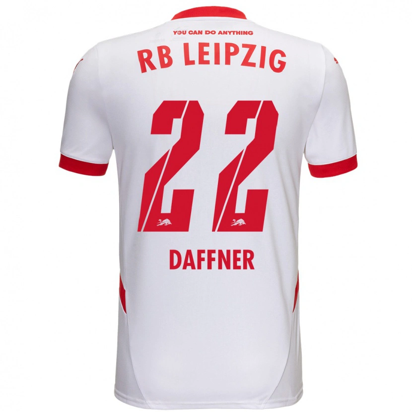 Danxen Kinder Felix Daffner #22 Weiß Rot Heimtrikot Trikot 2024/25 T-Shirt Schweiz