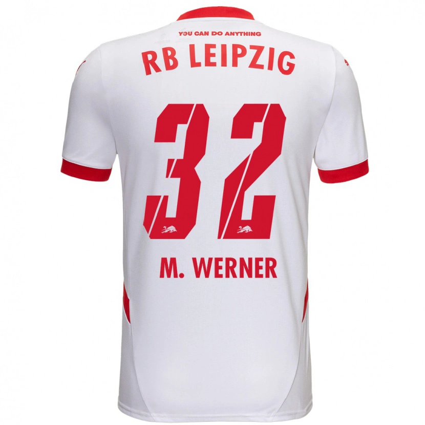 Danxen Kinder Mia Werner #32 Weiß Rot Heimtrikot Trikot 2024/25 T-Shirt Schweiz