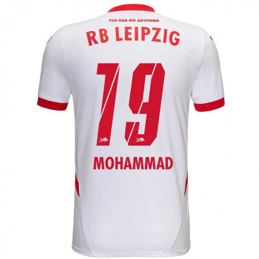 Danxen Kinder Sammy Mohammad #19 Weiß Rot Heimtrikot Trikot 2024/25 T-Shirt Schweiz