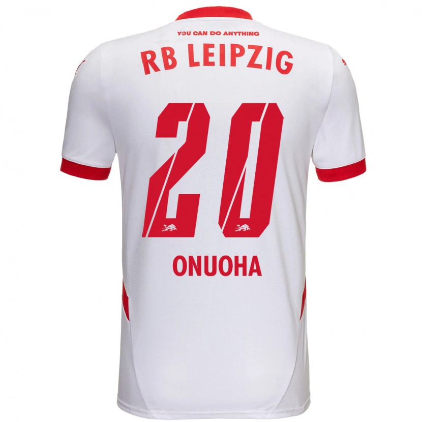 Danxen Kinder Chilohem Onuoha #20 Weiß Rot Heimtrikot Trikot 2024/25 T-Shirt Schweiz