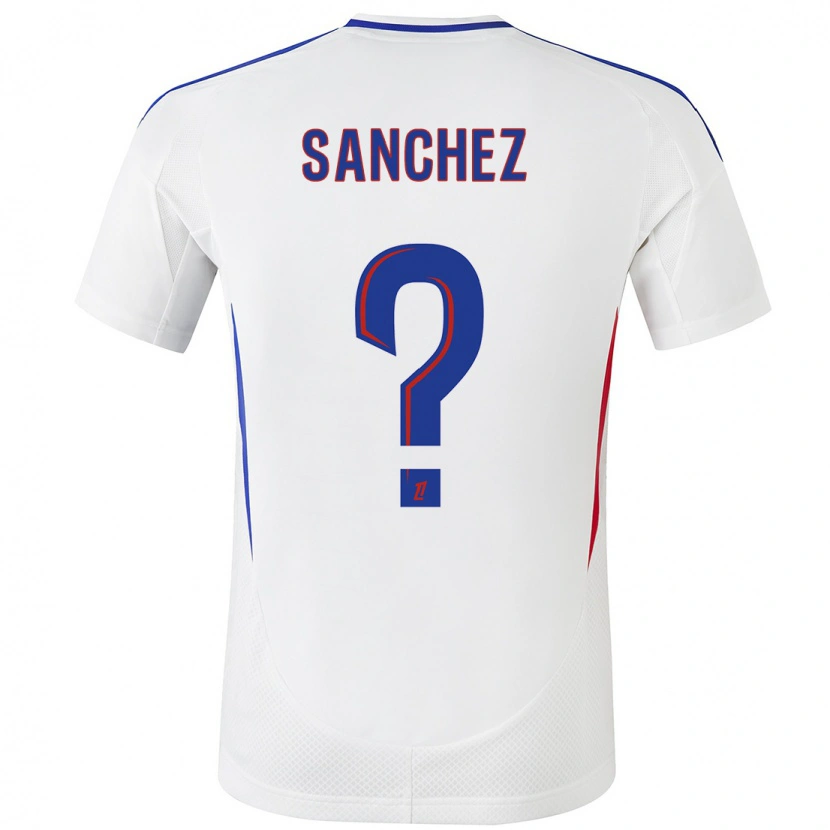 Danxen Kinder Florent Sanchez #0 Weiß Blau Heimtrikot Trikot 2024/25 T-Shirt Schweiz