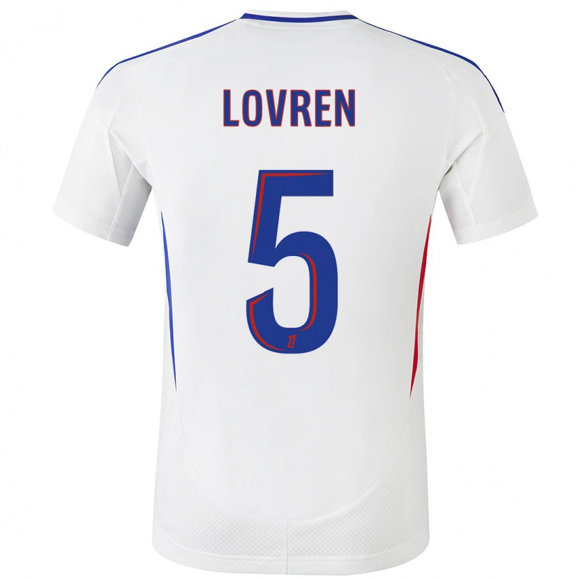 Danxen Kinder Dejan Lovren #5 Weiß Blau Heimtrikot Trikot 2024/25 T-Shirt Schweiz