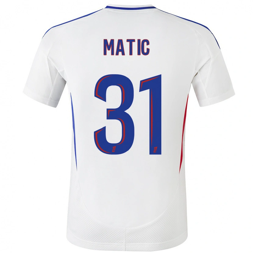 Danxen Kinder Nemanja Matic #31 Weiß Blau Heimtrikot Trikot 2024/25 T-Shirt Schweiz