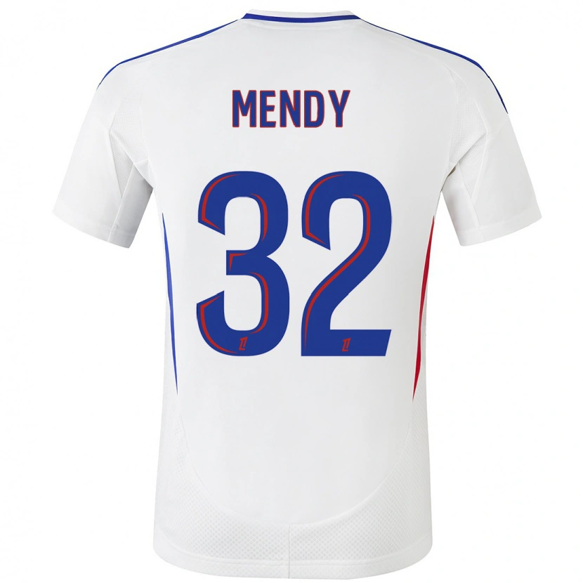 Danxen Kinder Maeline Mendy #32 Weiß Blau Heimtrikot Trikot 2024/25 T-Shirt Schweiz