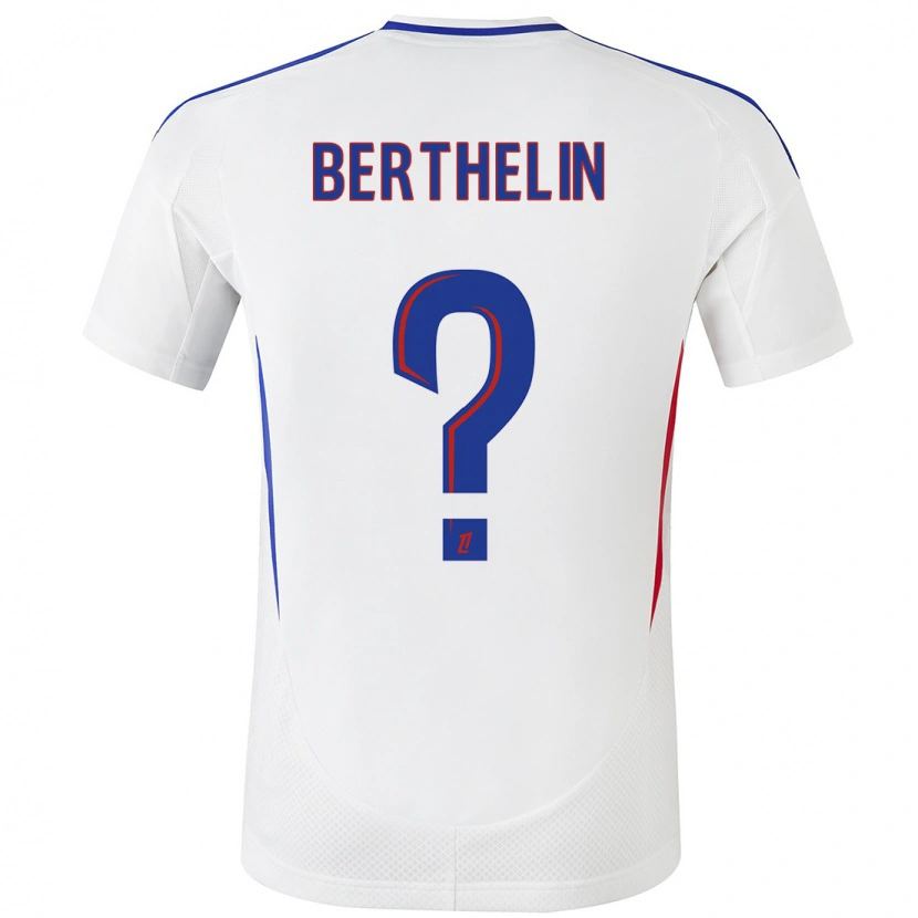 Danxen Kinder Romain Berthelin #0 Weiß Blau Heimtrikot Trikot 2024/25 T-Shirt Schweiz