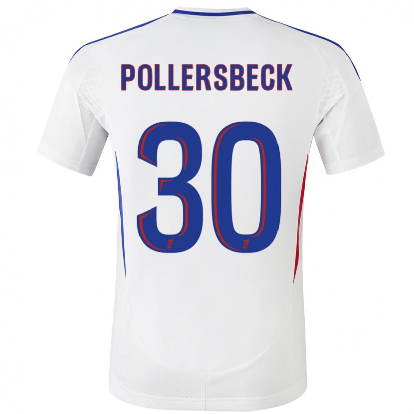 Danxen Kinder Julian Pollersbeck #30 Weiß Blau Heimtrikot Trikot 2024/25 T-Shirt Schweiz