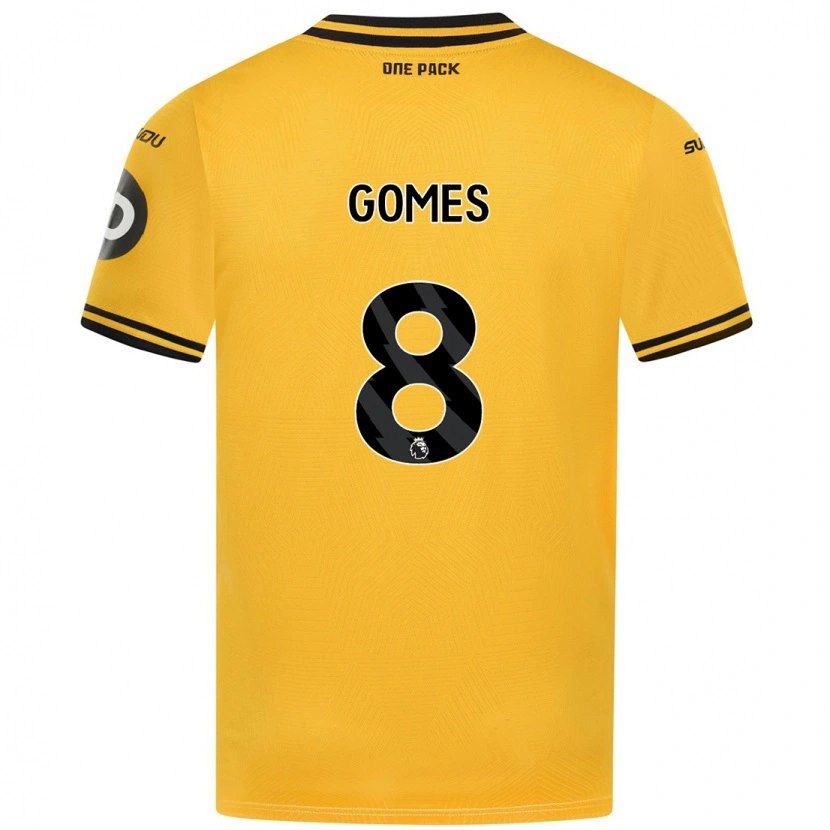 Danxen Kinder João Gomes #8 Gelb Heimtrikot Trikot 2024/25 T-Shirt Schweiz