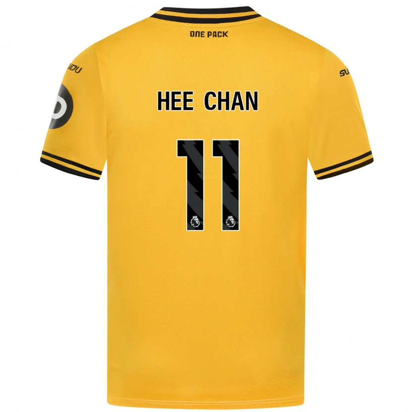 Danxen Kinder Hee-Chan Hwang #11 Gelb Heimtrikot Trikot 2024/25 T-Shirt Schweiz