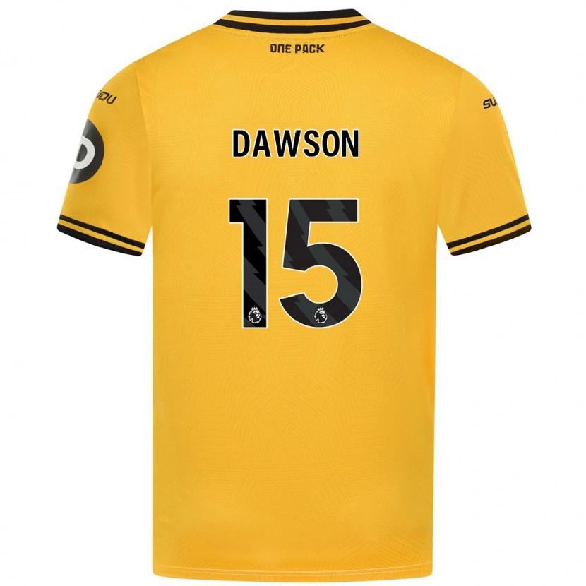 Danxen Kinder Craig Dawson #15 Gelb Heimtrikot Trikot 2024/25 T-Shirt Schweiz