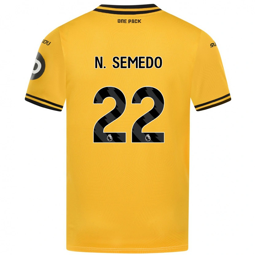 Danxen Kinder Nélson Semedo #22 Gelb Heimtrikot Trikot 2024/25 T-Shirt Schweiz