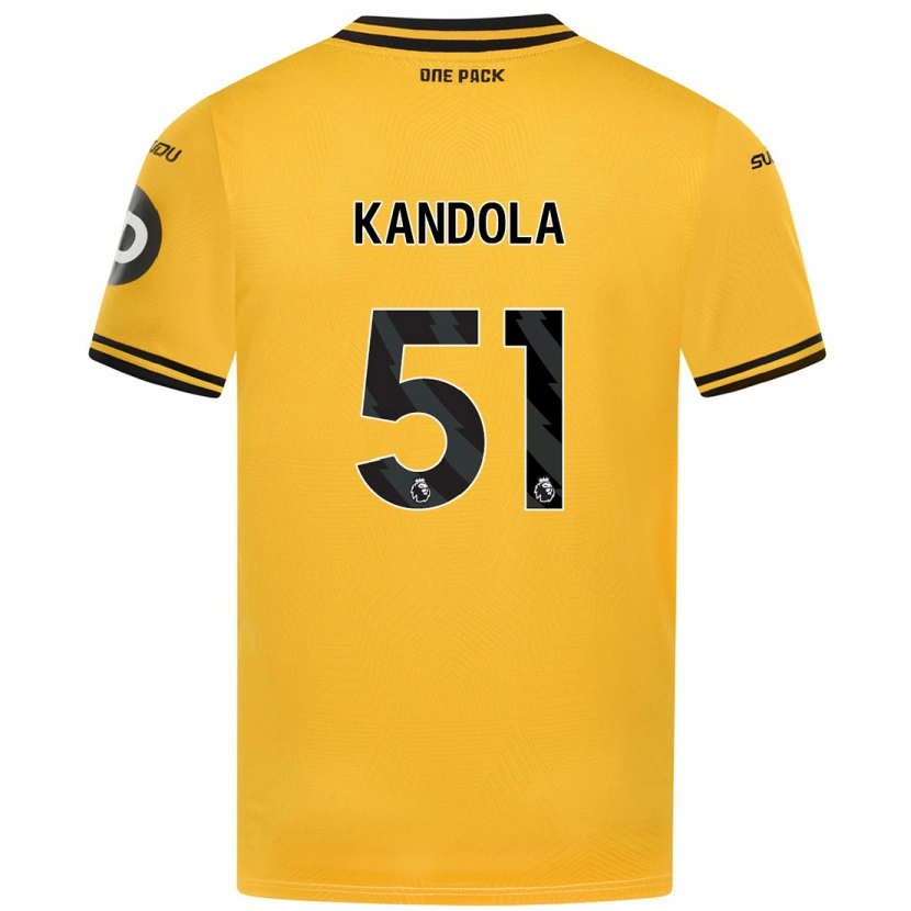 Danxen Kinder Kam Kandola #51 Gelb Heimtrikot Trikot 2024/25 T-Shirt Schweiz