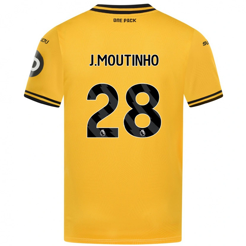 Danxen Kinder Joao Moutinho #28 Gelb Heimtrikot Trikot 2024/25 T-Shirt Schweiz