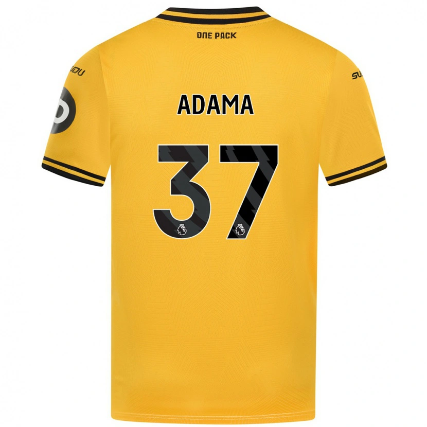 Danxen Kinder Adama Traore #37 Gelb Heimtrikot Trikot 2024/25 T-Shirt Schweiz