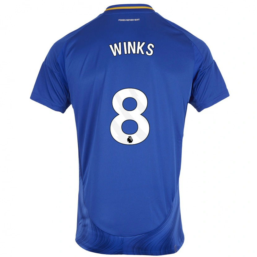 Danxen Kinder Harry Winks #8 Blau Weiß Heimtrikot Trikot 2024/25 T-Shirt Schweiz