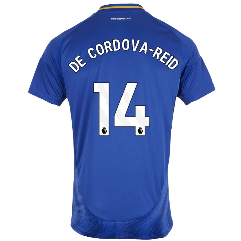 Danxen Kinder Bobby De Cordova-Reid #14 Blau Weiß Heimtrikot Trikot 2024/25 T-Shirt Schweiz