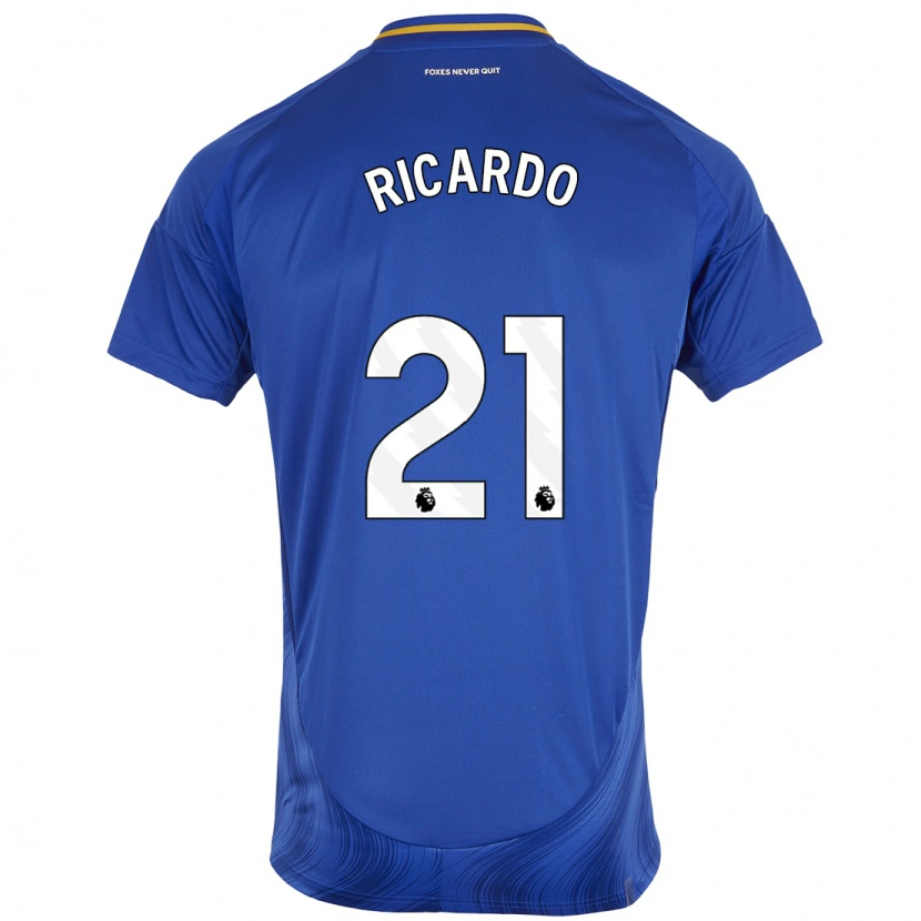 Danxen Kinder Ricardo Pereira #21 Blau Weiß Heimtrikot Trikot 2024/25 T-Shirt Schweiz