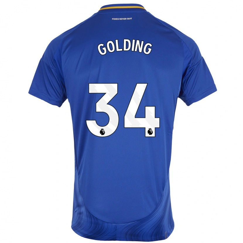 Danxen Kinder Michael Golding #34 Blau Weiß Heimtrikot Trikot 2024/25 T-Shirt Schweiz