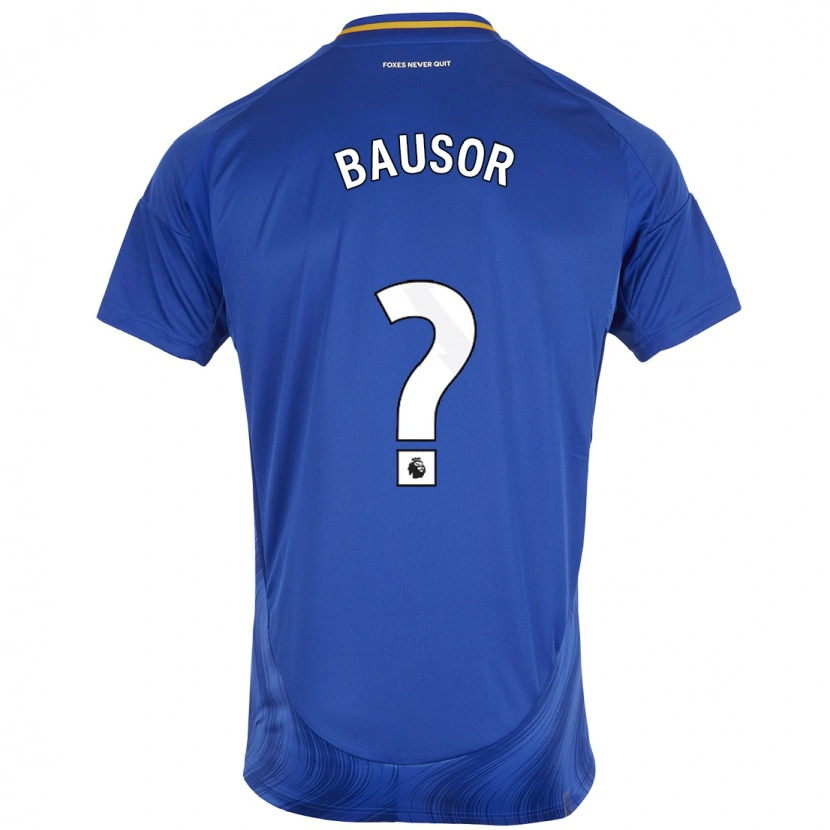 Danxen Kinder Stevie Bausor #0 Blau Weiß Heimtrikot Trikot 2024/25 T-Shirt Schweiz