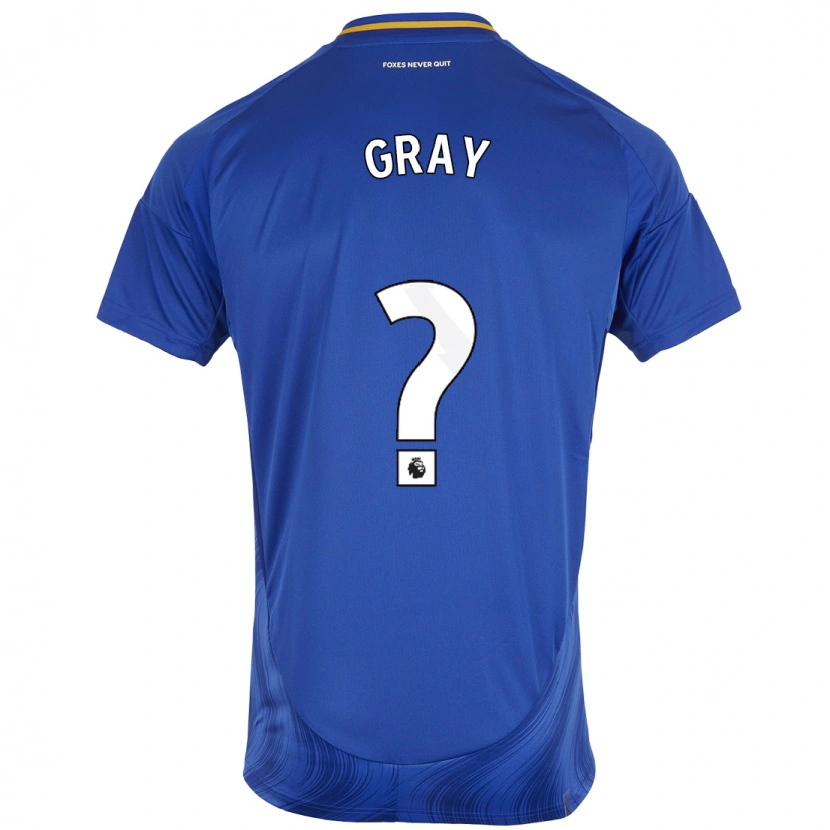 Danxen Kinder Kevon Gray #0 Blau Weiß Heimtrikot Trikot 2024/25 T-Shirt Schweiz