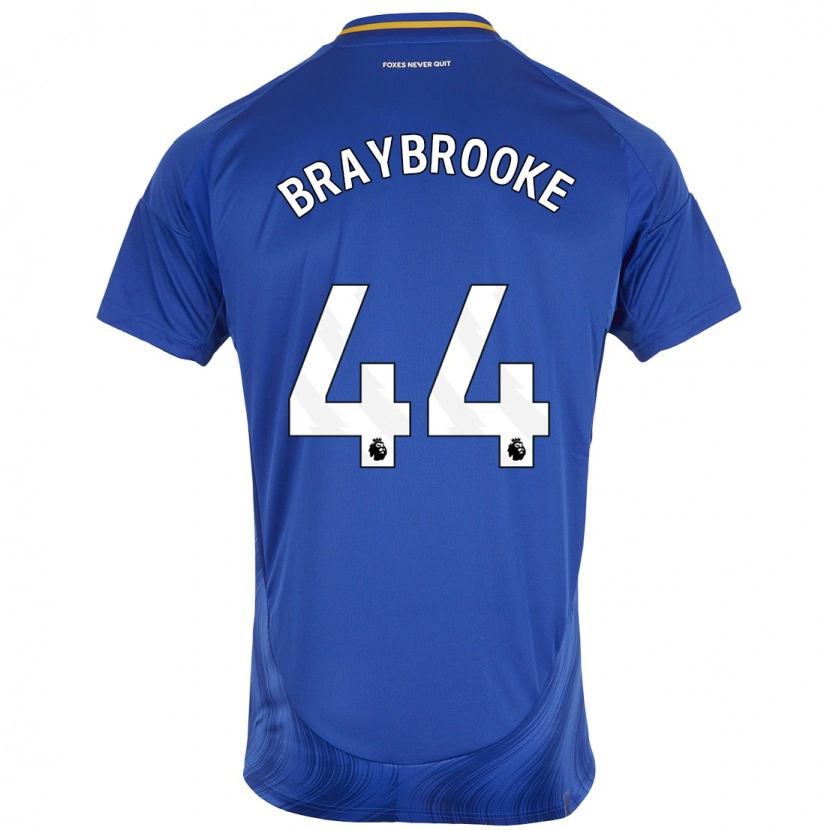 Danxen Kinder Sammy Braybrooke #44 Blau Weiß Heimtrikot Trikot 2024/25 T-Shirt Schweiz