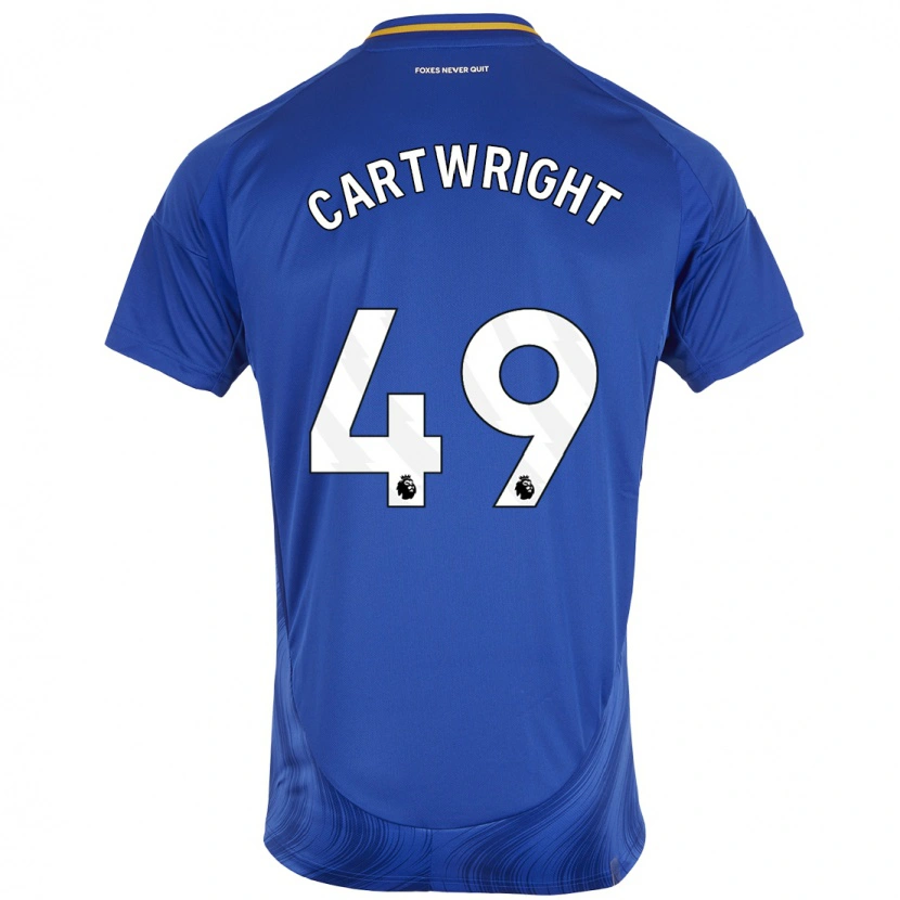 Danxen Kinder Henry Cartwright #49 Blau Weiß Heimtrikot Trikot 2024/25 T-Shirt Schweiz