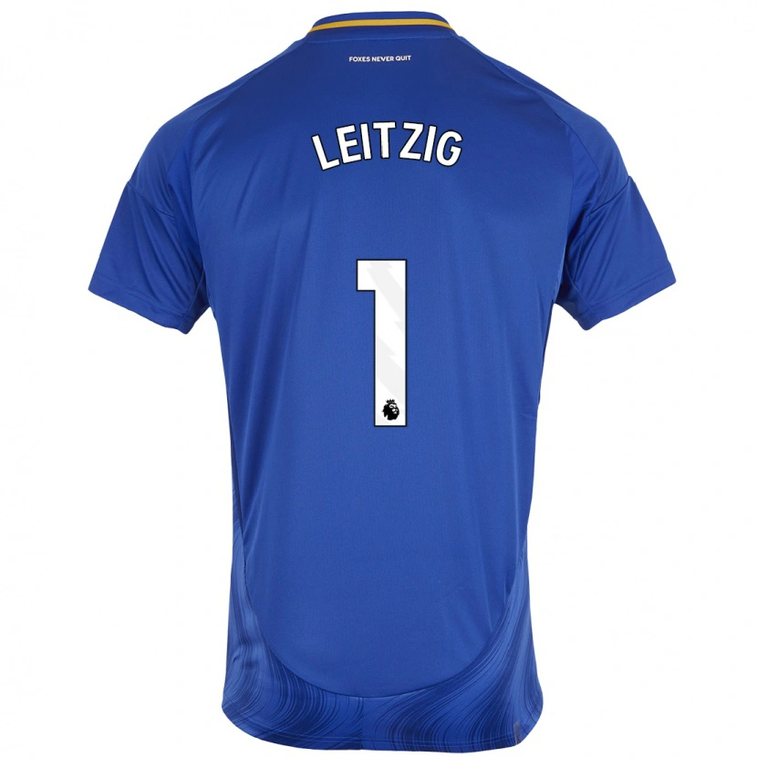 Danxen Kinder Janina Leitzig #1 Blau Weiß Heimtrikot Trikot 2024/25 T-Shirt Schweiz