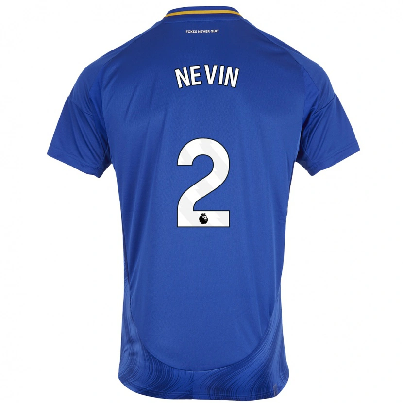 Danxen Kinder Courtney Nevin #2 Blau Weiß Heimtrikot Trikot 2024/25 T-Shirt Schweiz