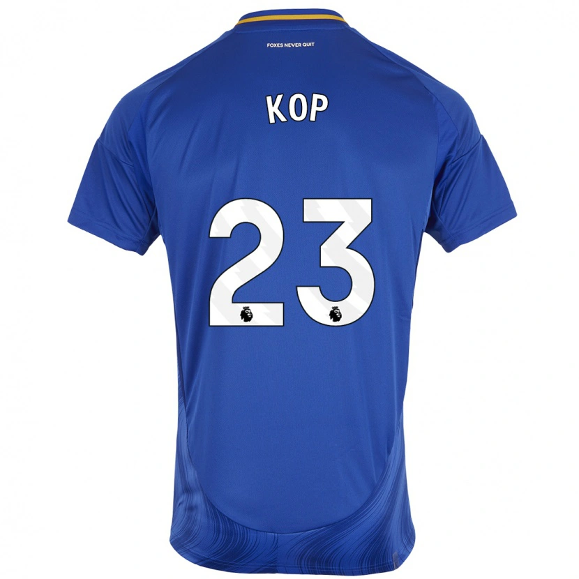 Danxen Kinder Lize Kop #23 Blau Weiß Heimtrikot Trikot 2024/25 T-Shirt Schweiz