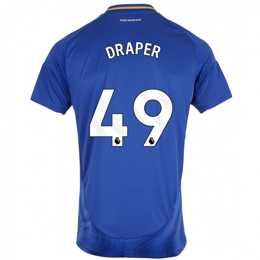 Danxen Kinder Denny Draper #49 Blau Weiß Heimtrikot Trikot 2024/25 T-Shirt Schweiz