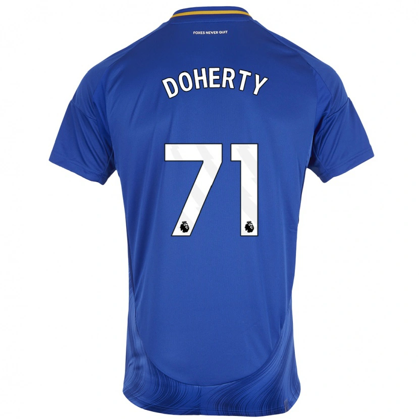 Danxen Kinder Arlo Doherty #71 Blau Weiß Heimtrikot Trikot 2024/25 T-Shirt Schweiz