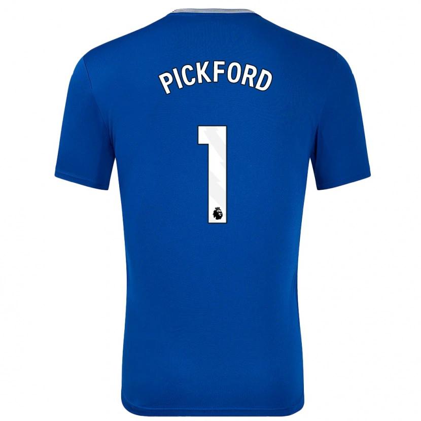 Danxen Kinder Jordan Pickford #1 Blau Mit Heimtrikot Trikot 2024/25 T-Shirt Schweiz