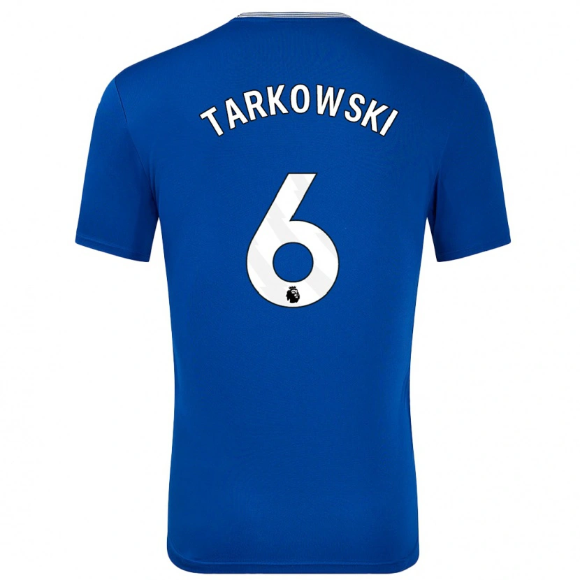 Danxen Kinder James Tarkowski #6 Blau Mit Heimtrikot Trikot 2024/25 T-Shirt Schweiz