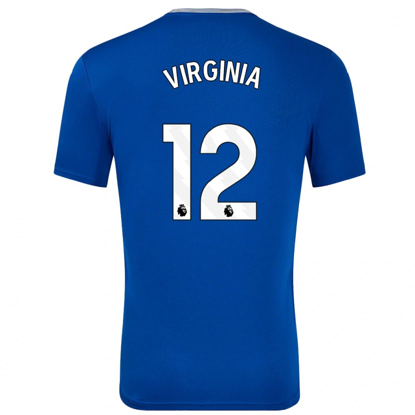 Danxen Kinder João Virgínia #12 Blau Mit Heimtrikot Trikot 2024/25 T-Shirt Schweiz