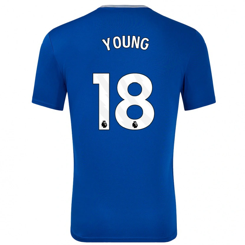 Danxen Kinder Ashley Young #18 Blau Mit Heimtrikot Trikot 2024/25 T-Shirt Schweiz