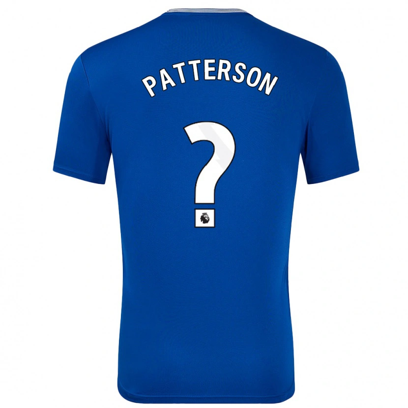 Danxen Kinder Jack Patterson #0 Blau Mit Heimtrikot Trikot 2024/25 T-Shirt Schweiz